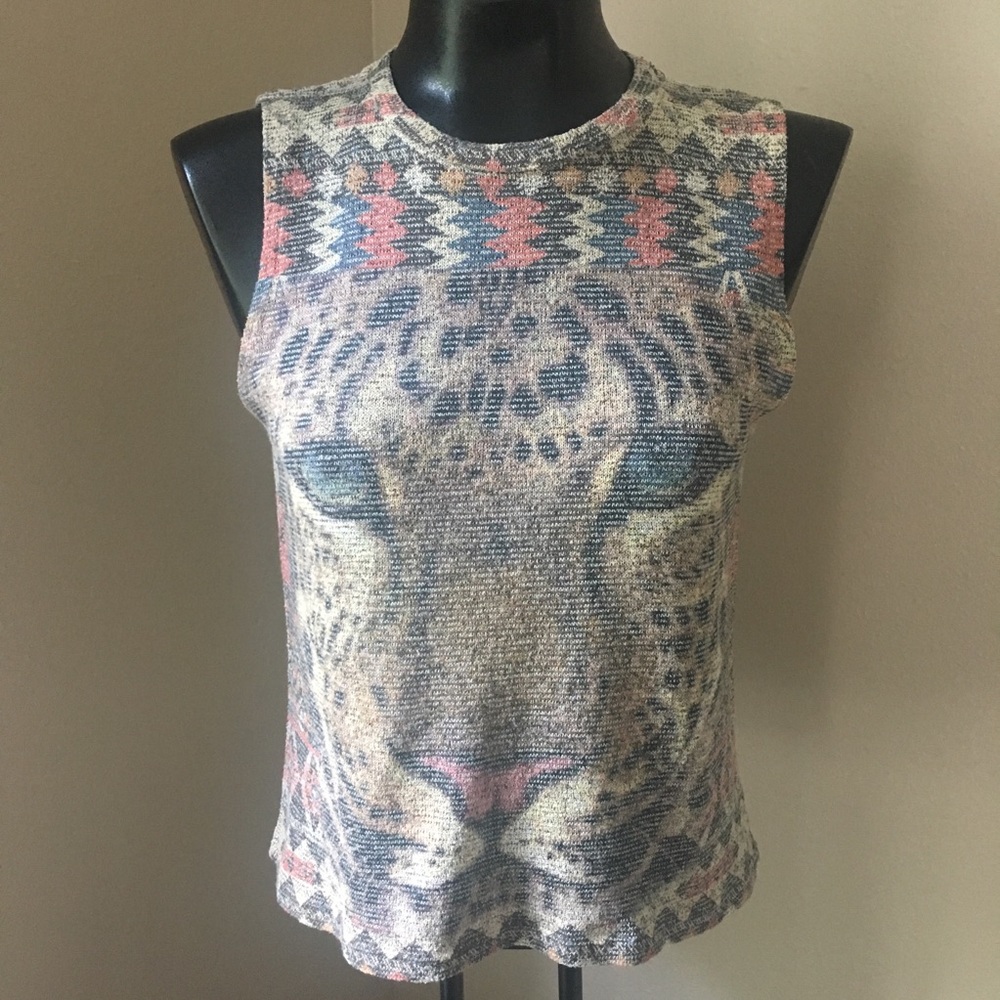 🐯Moon Collection Tiger Leopard Tribal Top 🐯